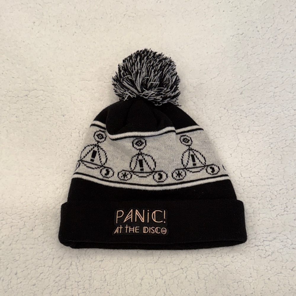 Black and White Panic! At the Disco Beanie